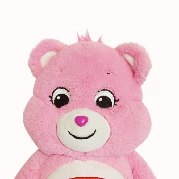 Care Bears Unlock the Magic Pink Rainbow Cheer Bear 14 Inch Plush 2020 Carebear - Picture 3 of 8